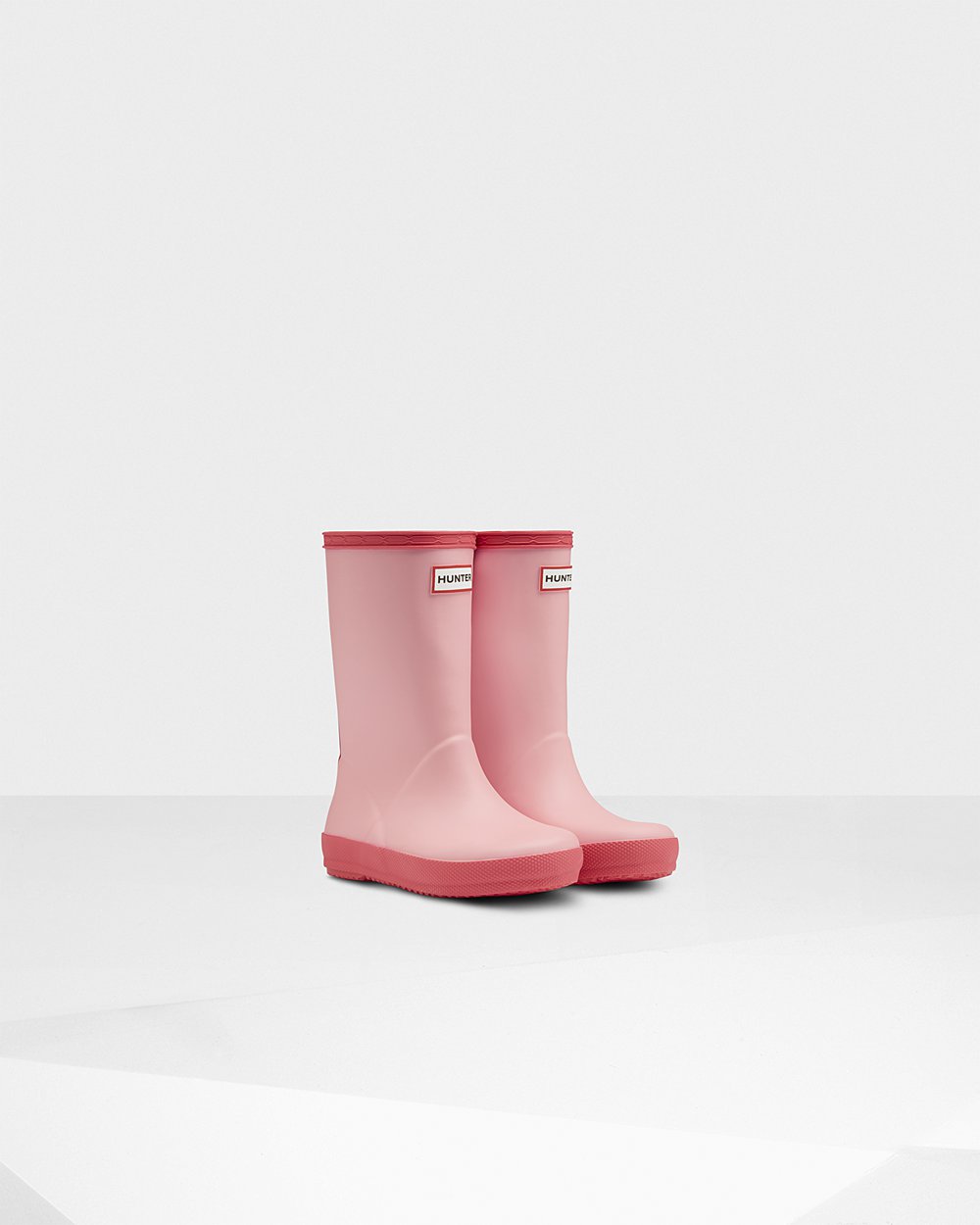 Kids Hunter Rain Boots Pink - Original First Classic - 9014783-EB